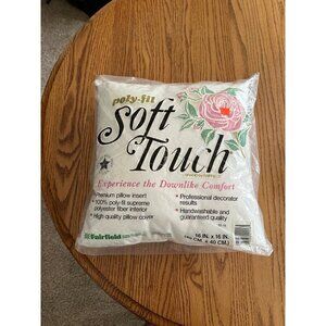 Poly-Fil Soft Touch Pillow Insert 16" x 16" by Fairfield